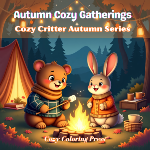 Autumn Cozy Gatherings Coloring Book