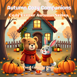 Autumn Cozy Companion Coloring Book